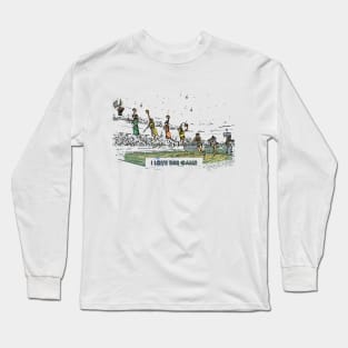 Basketball love this game Long Sleeve T-Shirt